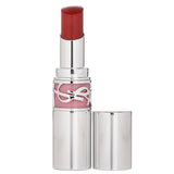 YSL Loveshine Lipstick #80 Glowing Lava, vibrant red-orange shade with glossy finish, nourishing formula, 3.2g compact size.