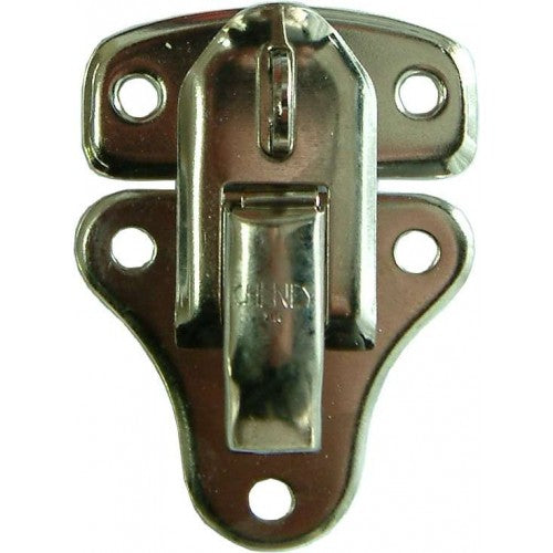 Nickel-plated suitcase catch Cheney N.P. Carded No. 3400, 62mm, durable and elegant, perfect for securing luggage.