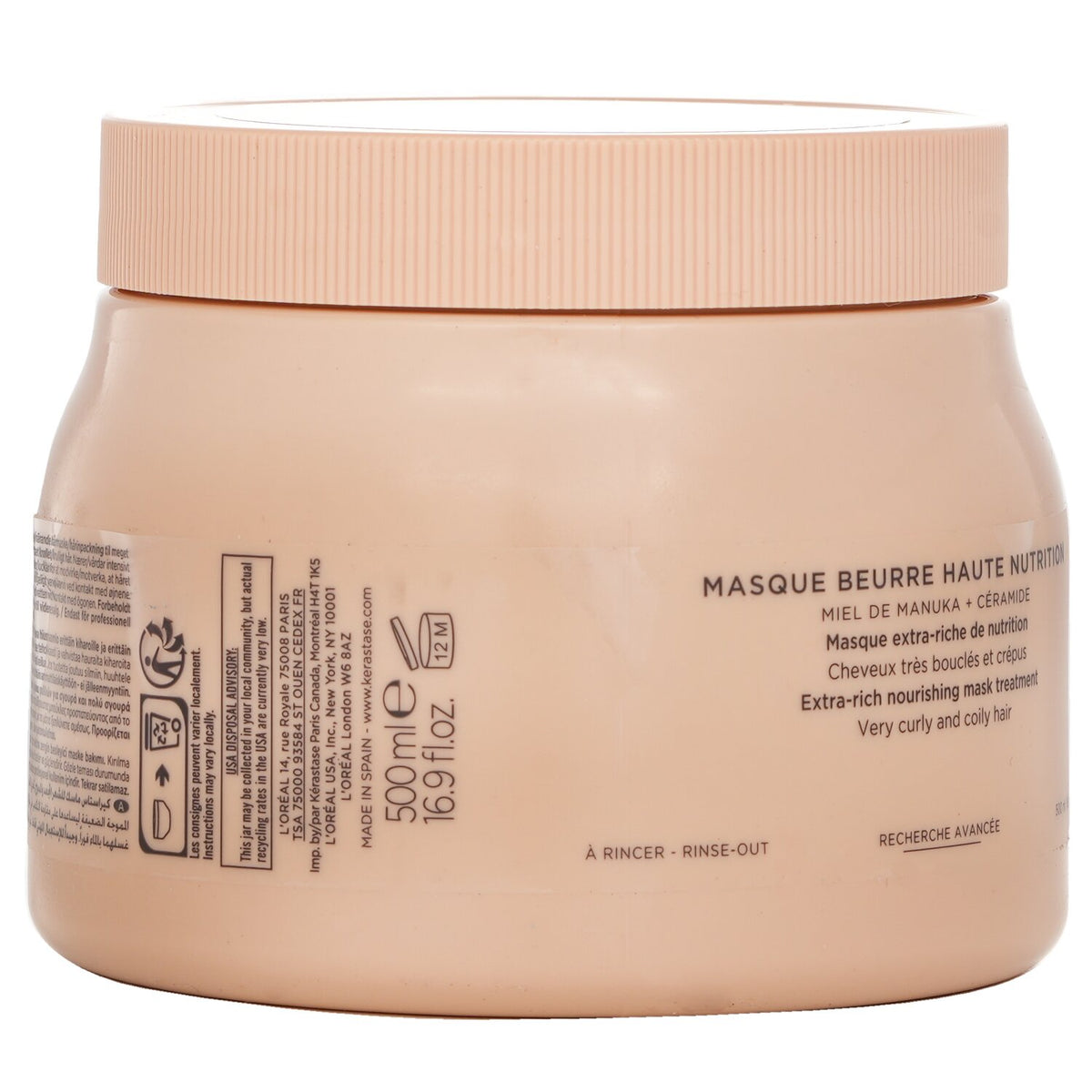 Kerastase Curl Manifesto Masque Beuue Haute Nutrition Hair Mask 500ml/