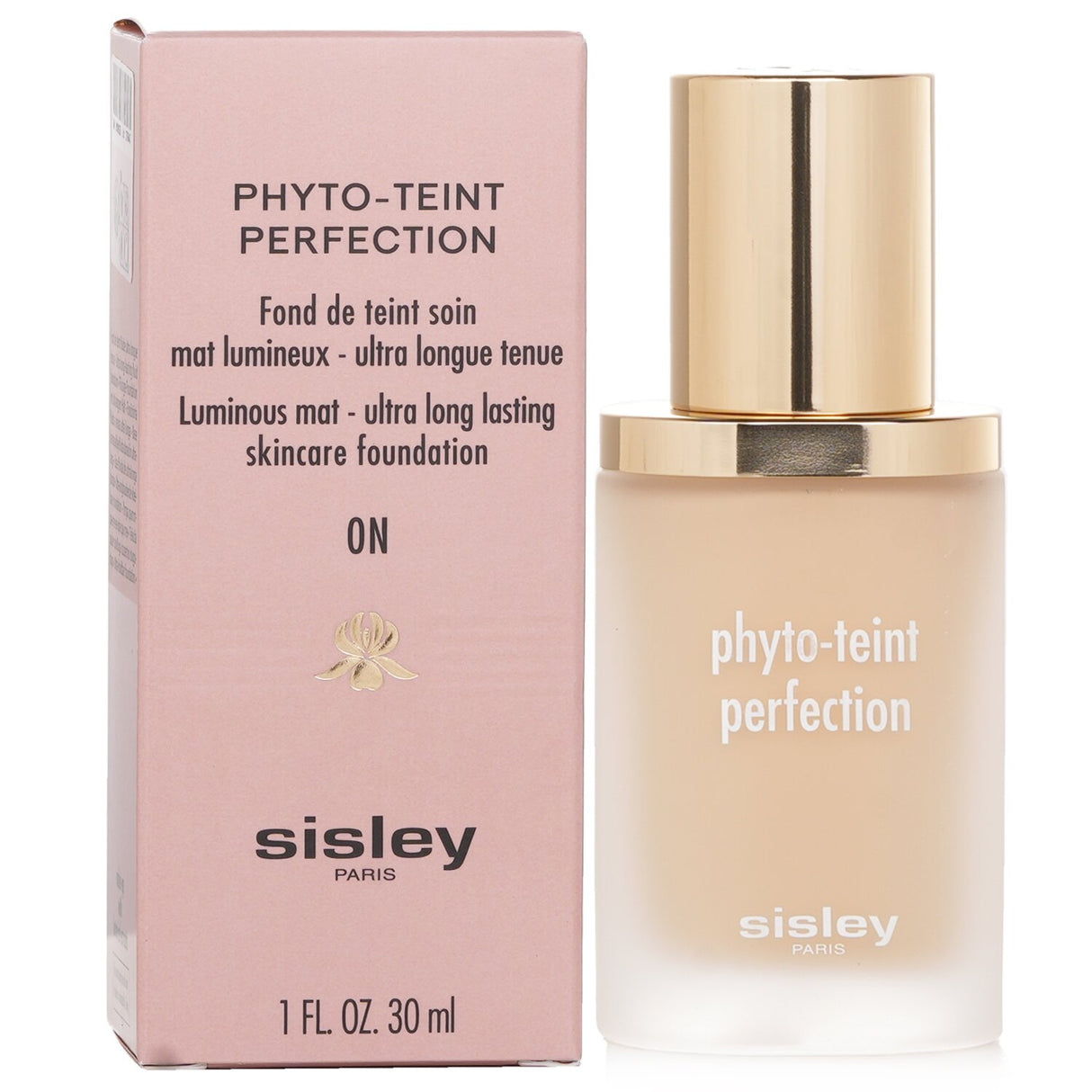 Sisley Phyto Teint Perfection foundation in #0N Dawn, offering luminous matte finish, hydration, and long-lasting coverage.