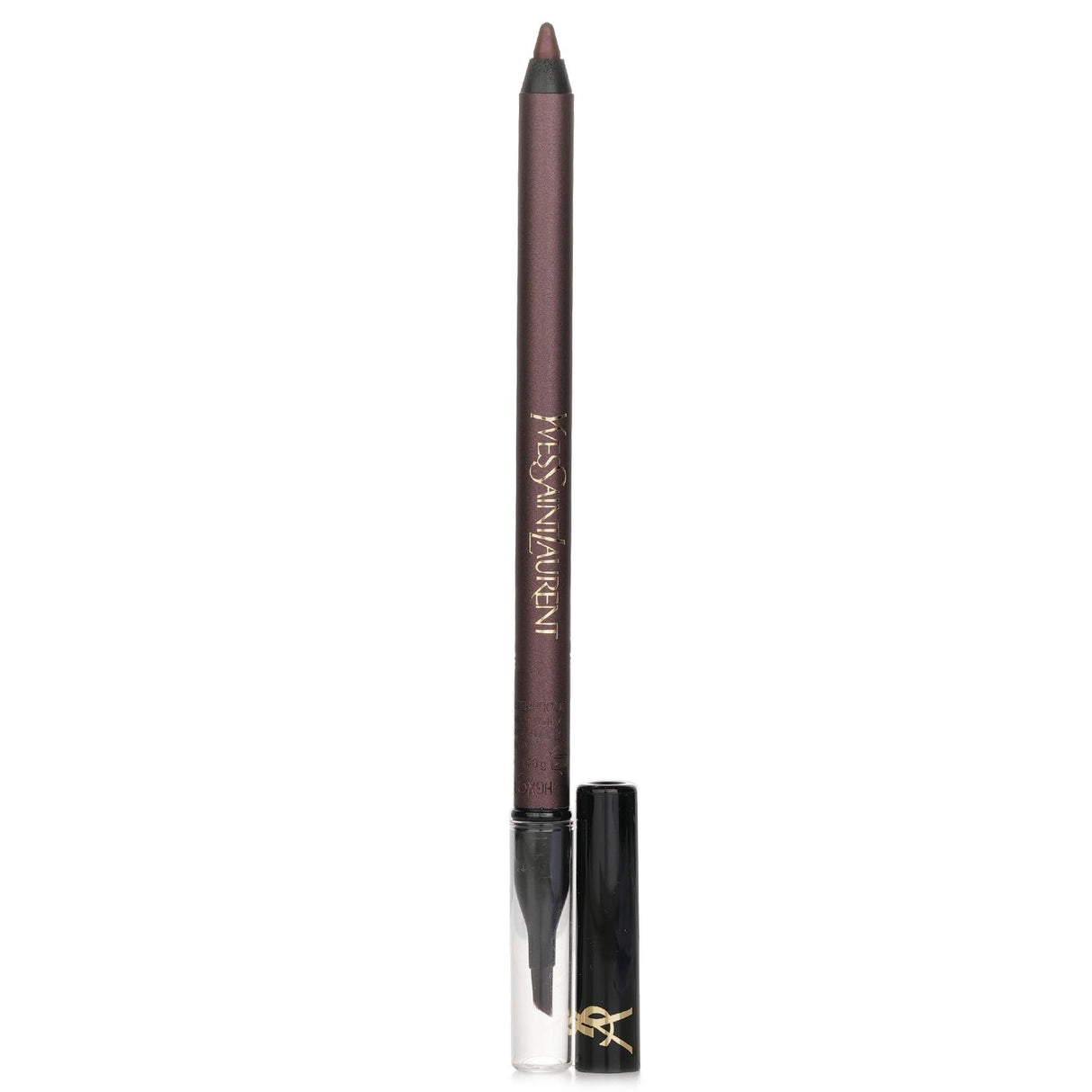 Yves Saint Laurent waterproof eye pencil in #02 Deconstructed, rich brown for precise lines and long-lasting wear.