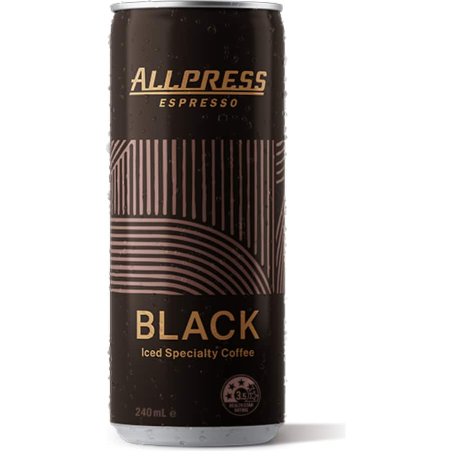 Allpress Iced Coffee Black Can 240mL