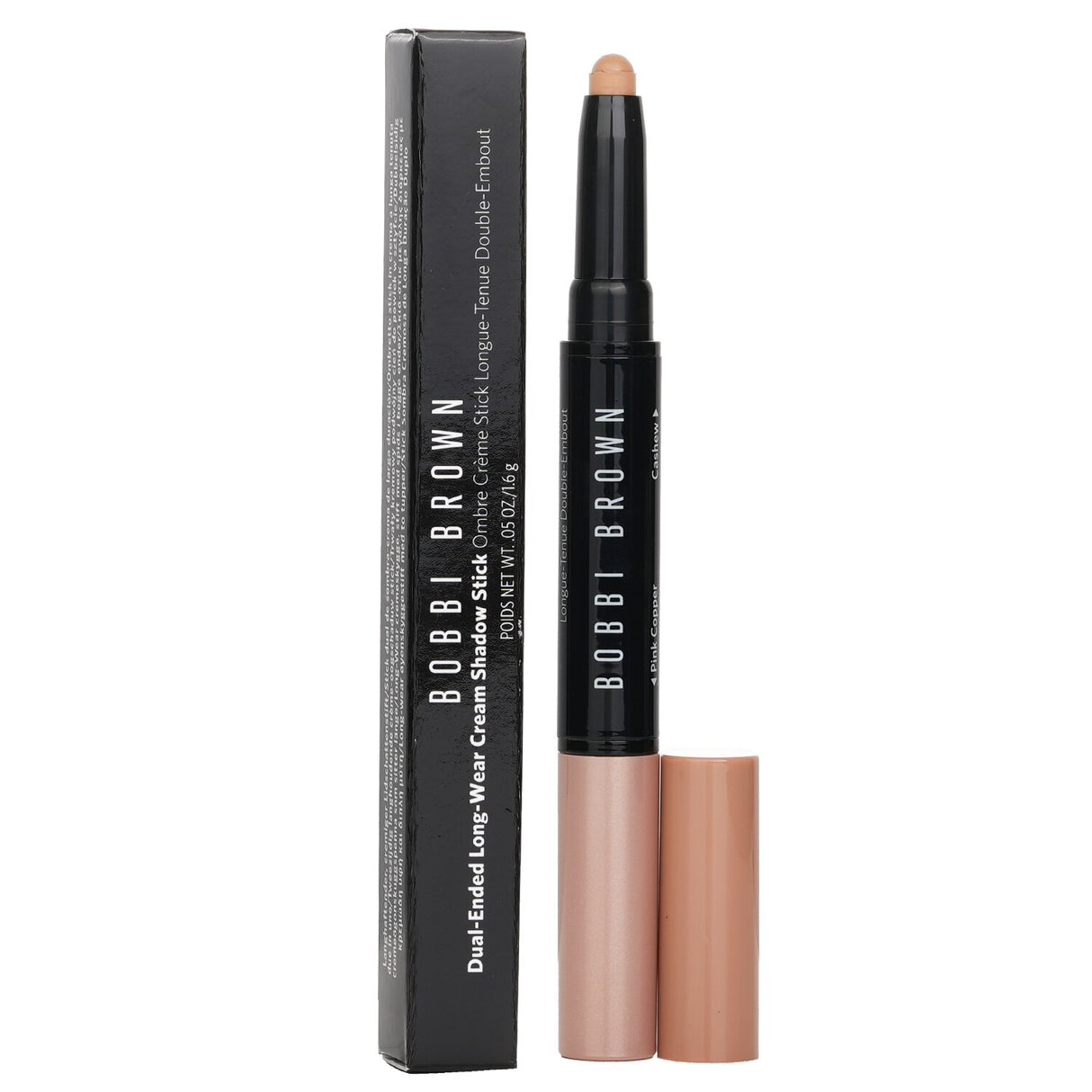 Bobbi Brown Dual Ended Long Wear Cream Eyeshadow Stick - # Pink Copper Shimmer/C