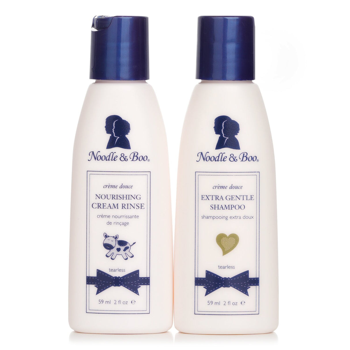 Noodle & Boo Sweetly Clean Kit: Extra Gentle Shampoo 59ml + Noursihing Cream