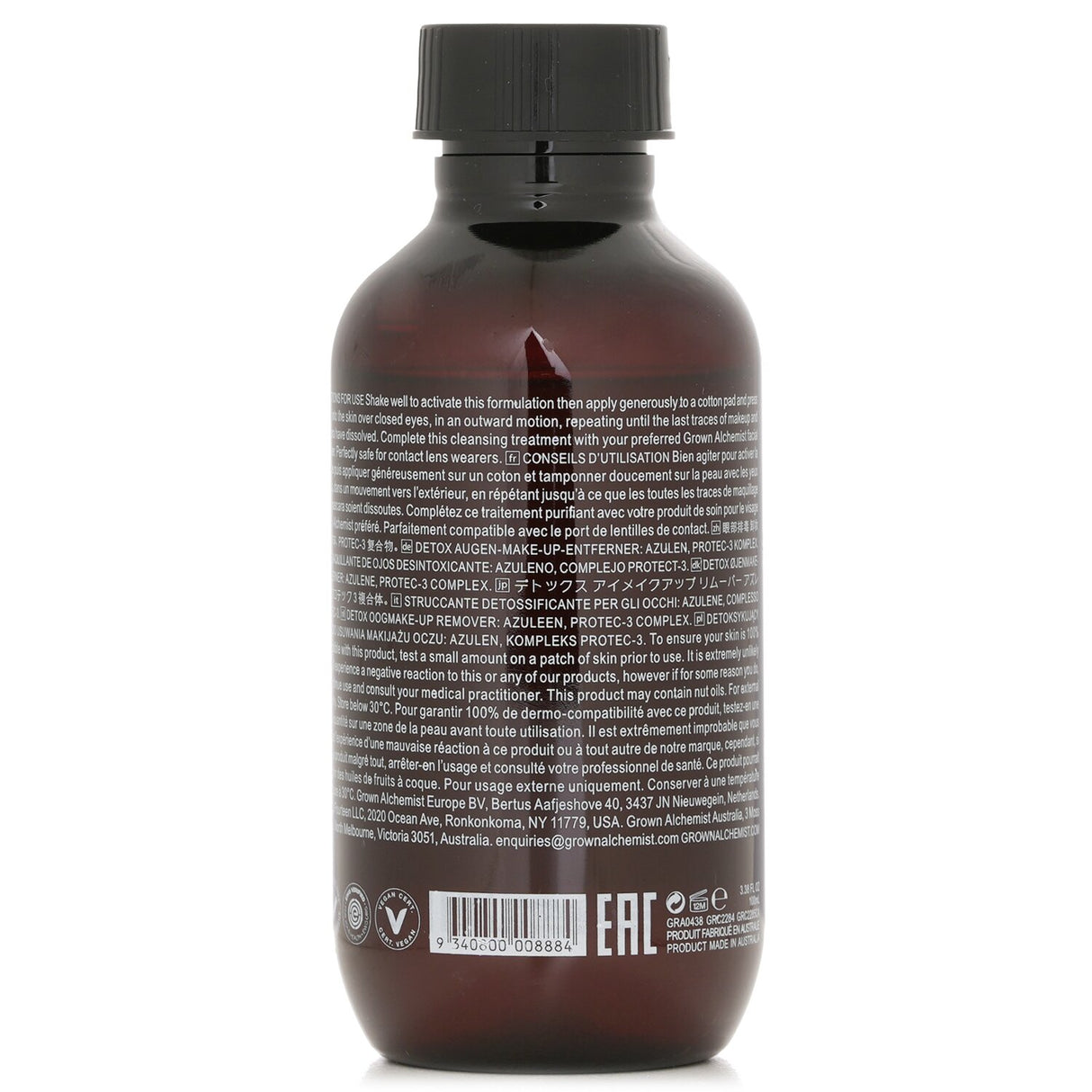 Grown Alchemist Detox Eye Make Up Remover 100ml