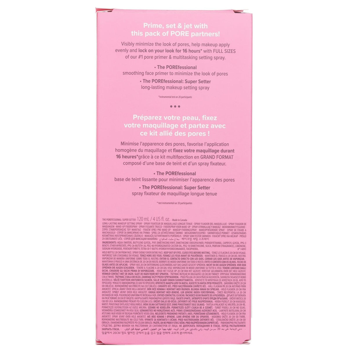 Benefit Prime & Set Pore Pack: The Porefessional Smoothing Face Primer + Sup