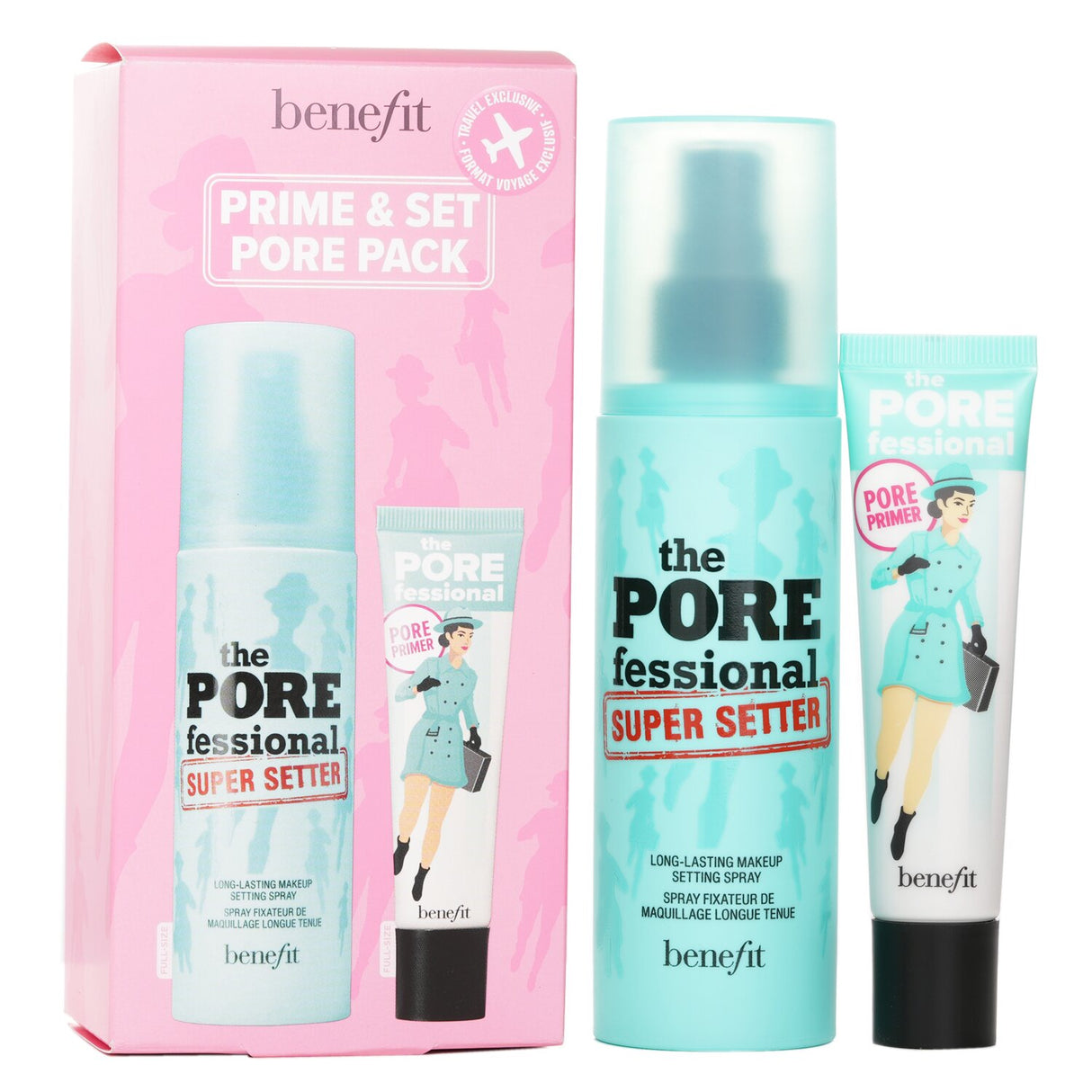 Benefit Prime & Set Pore Pack: The Porefessional Smoothing Face Primer + Sup