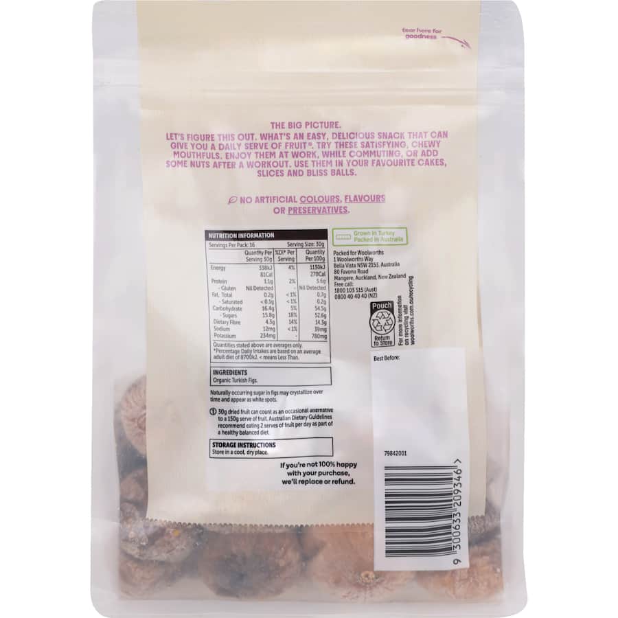 Macro Organic Figs  - 500g