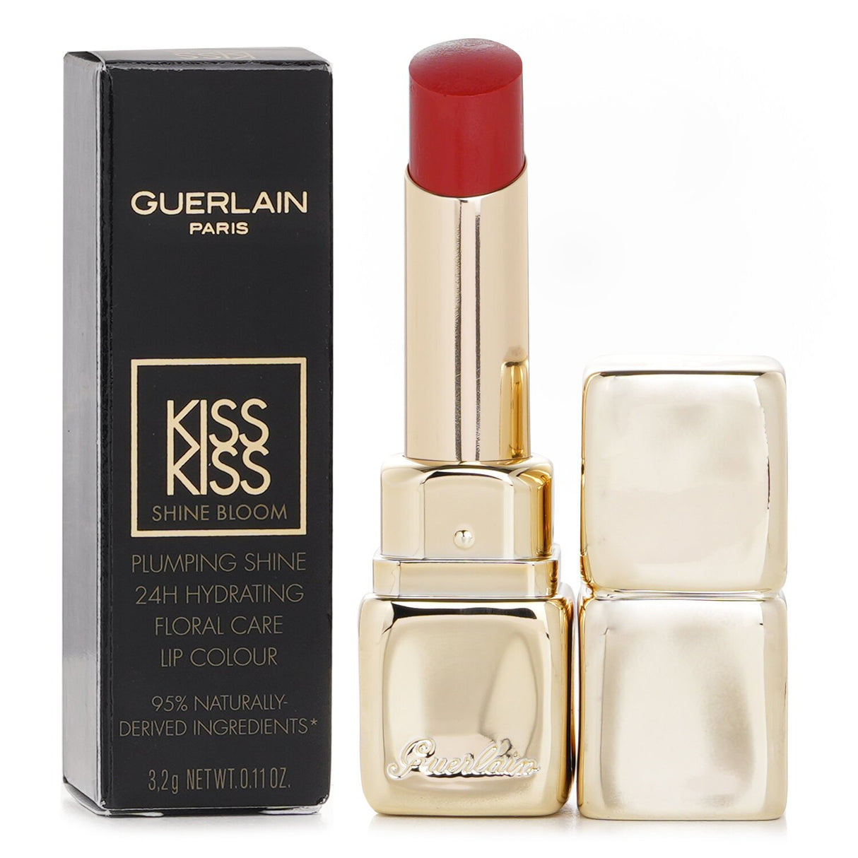 Guerlain Kisskiss Shine Bloom Lipstick - # 519 Floral Brick 3.2g/0.11oz