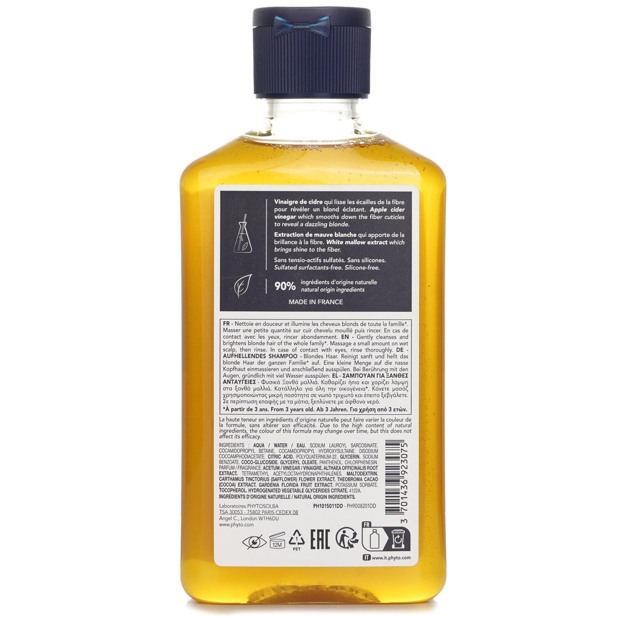 Phyto Blonde Brightening Shampoo 250ml/8.45oz