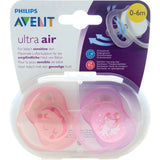 Avent Ultra Air Comforters Design Soother 0-6 Months 2pack