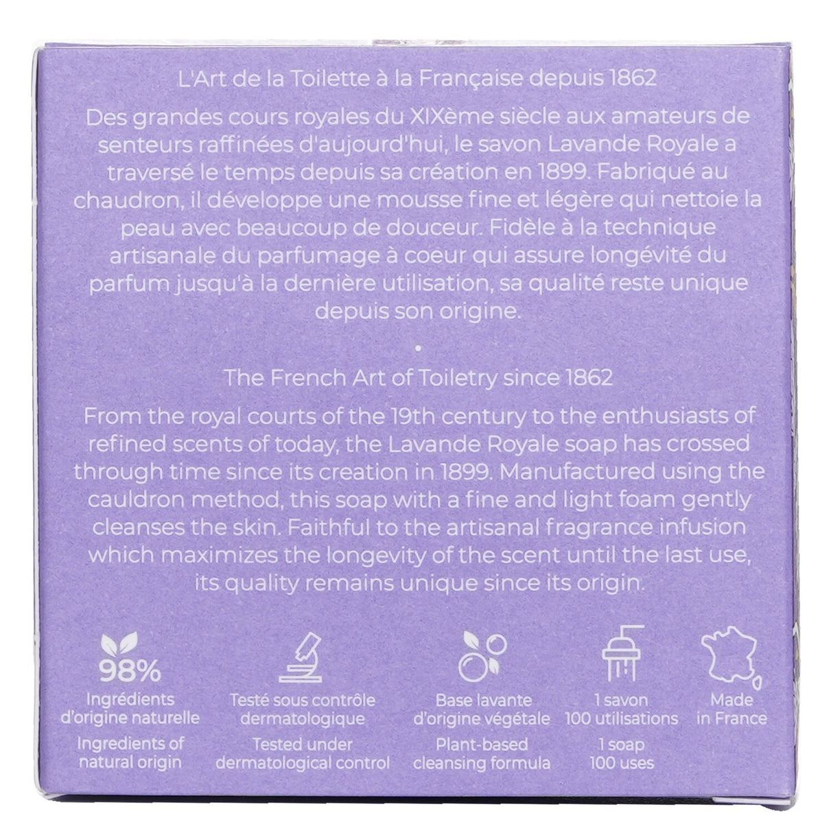 Roger & Gallet Lavande Royale Wellbeing Soap 100g