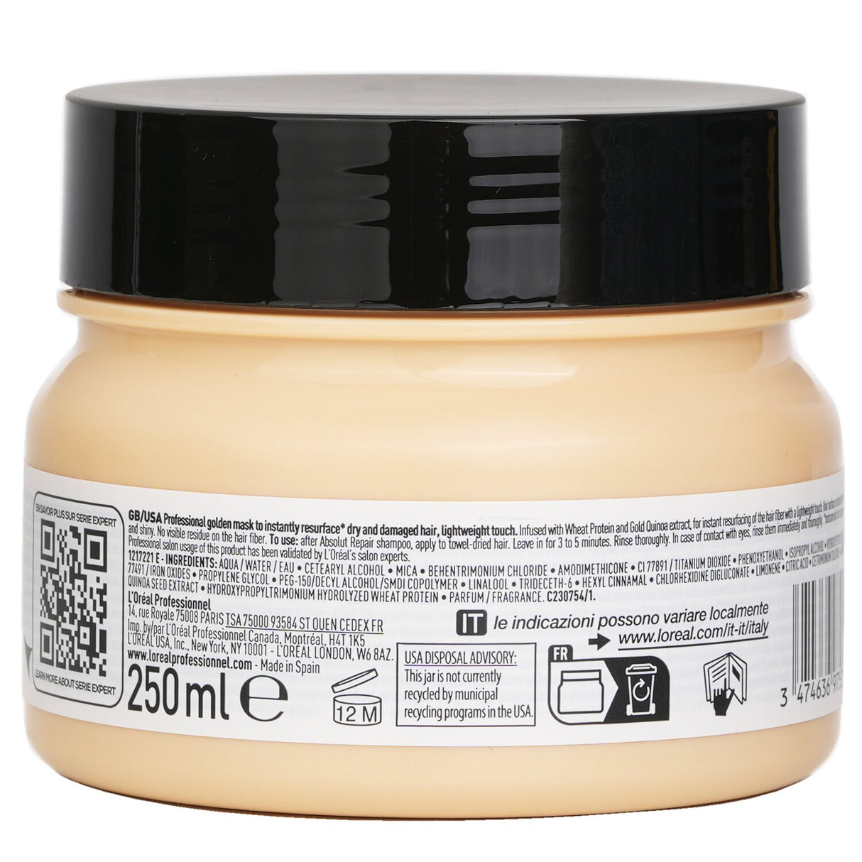 L'Oreal Serie Expert Absolut Repair Golden Protein + Gold Quinoa Professional Ma