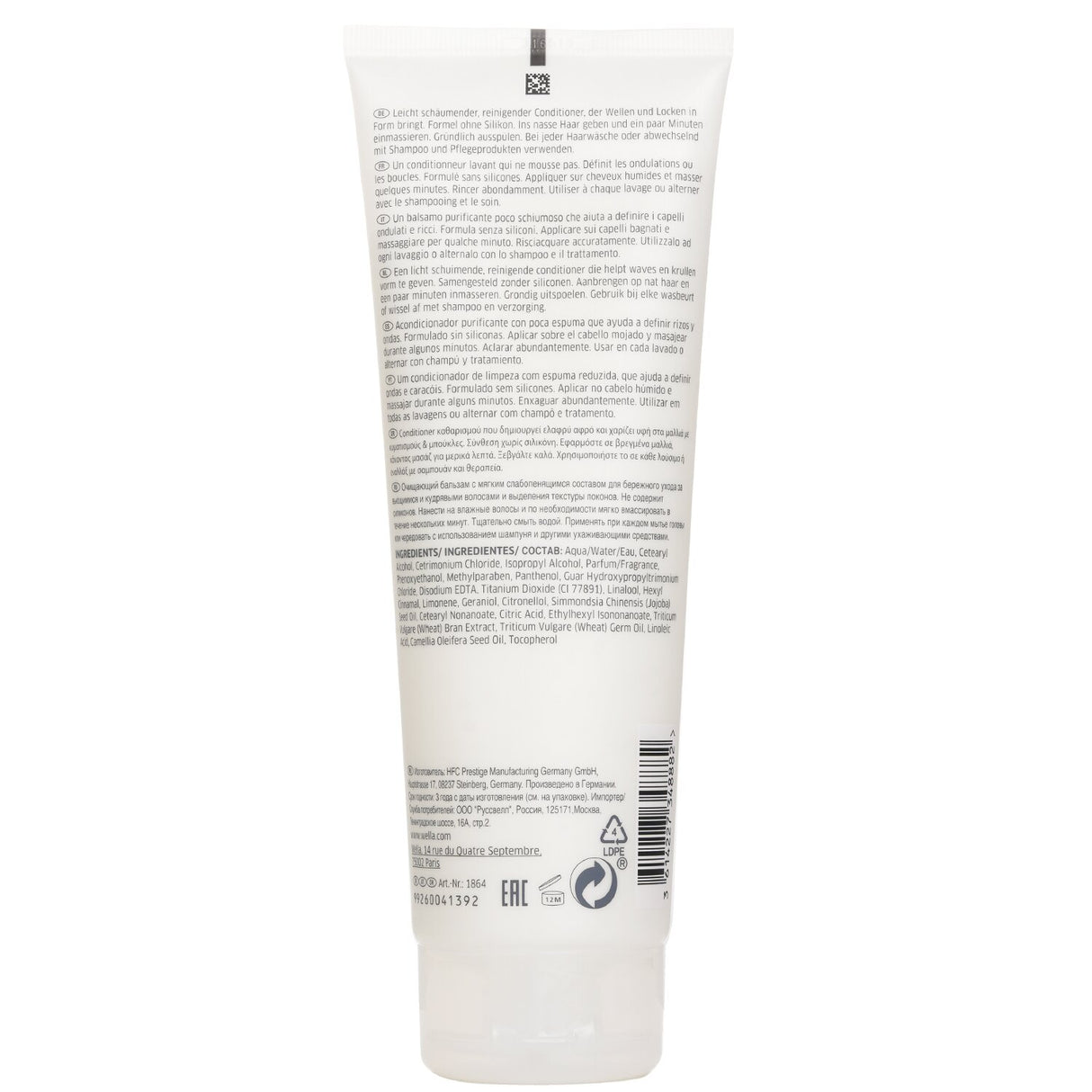 Wella Nutricurls Waves & Curls Cleansing Conditioner 250ml