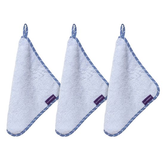 Bamboo Baby Washcloth 3pk - Blue - ClevaMama