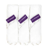 Bamboo Baby Washcloth 3pk - White & Grey - ClevaMama