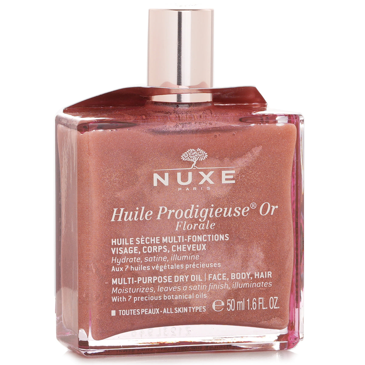 Nuxe Huile Prodigieuse Or Florale Multi Purpose Face Body Hair Dry Oil 50ml/