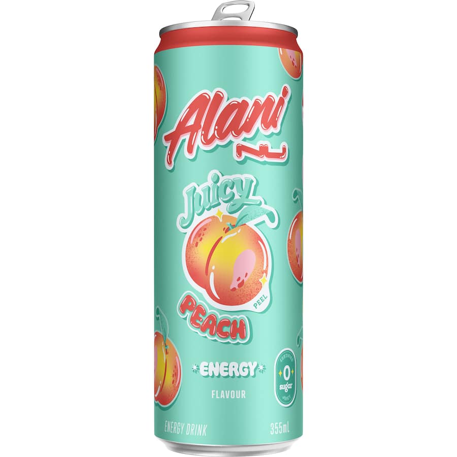 Alani Nu Energy Drink Juicy Peach - 355mL