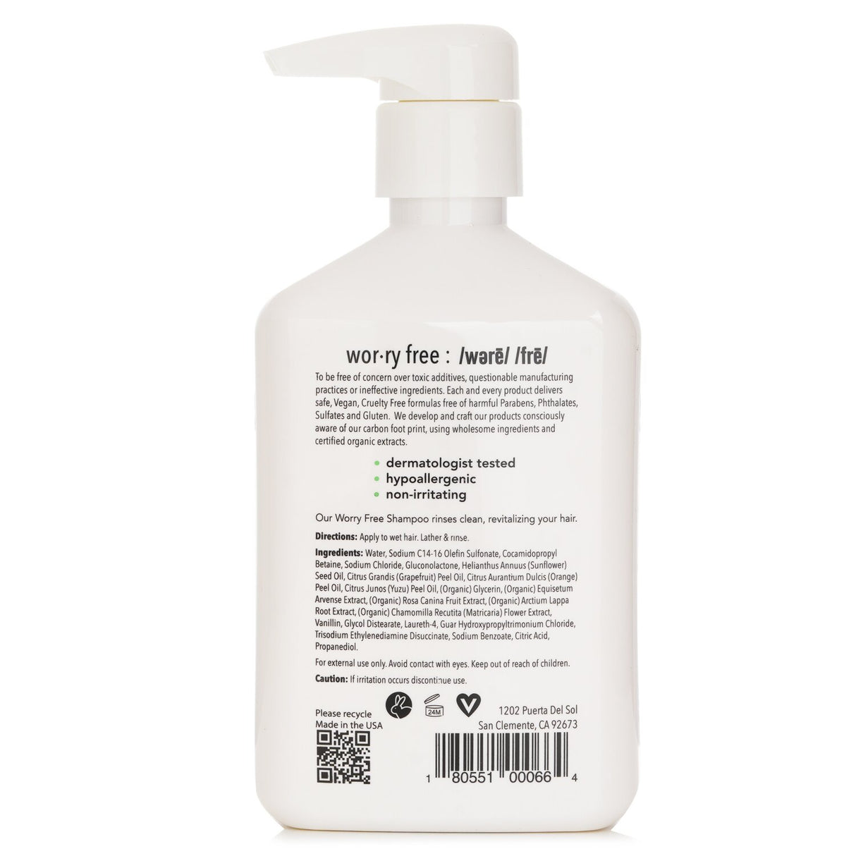 Original Sprout Worry Free Shampoo 300ml/10oz