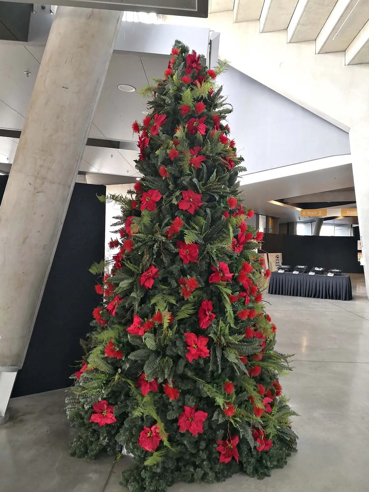Artificial Green Pine Tree (12') with Metal Frame
