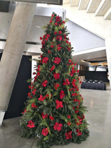 Artificial Green Pine Tree (12') with Metal Frame