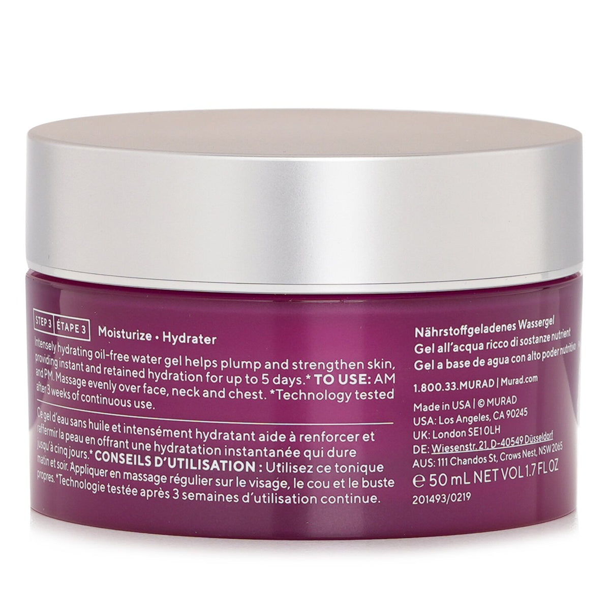 Murad Hydration Nutrient Charged Water Gel   50ml/1.7oz