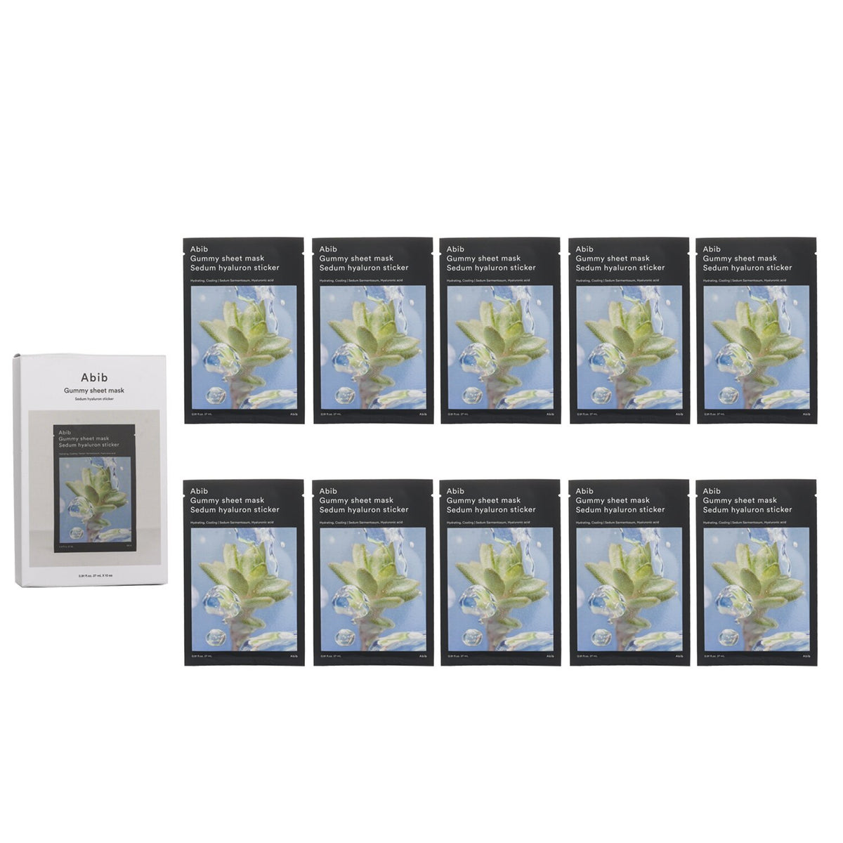 Abib Gummy Sheet Mask Sedum Hyaluron Sticker  27ml x10pcs
