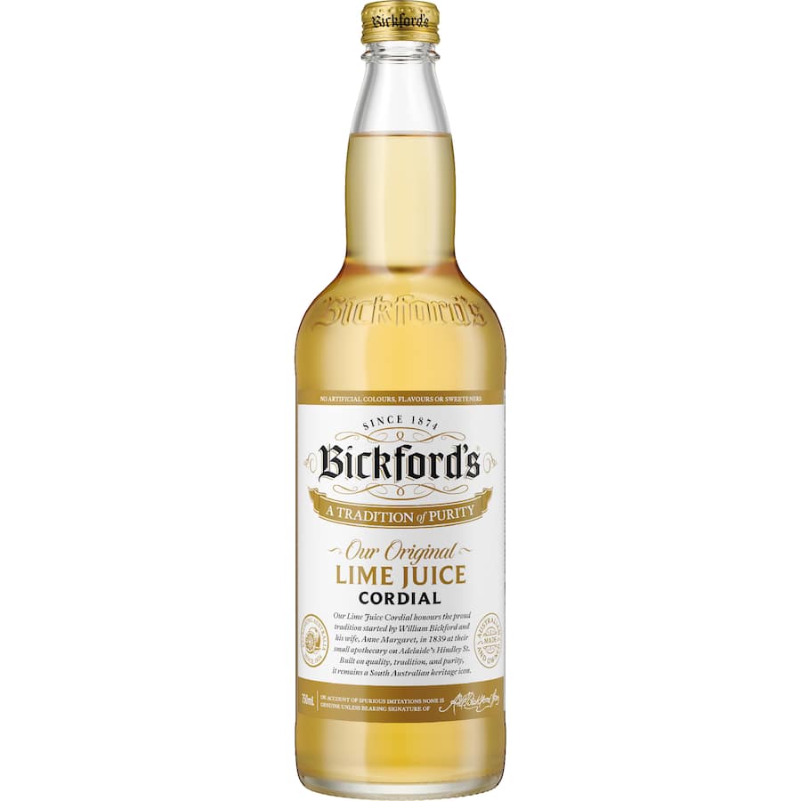 Bickfords Concentrate Lime 750mL