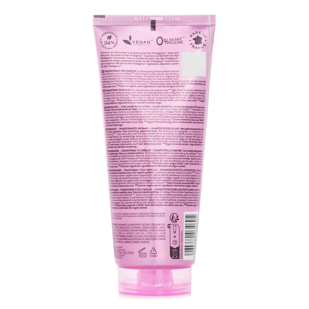 Nuxe Hair Prodigieux High Shine Shampoo  200ml