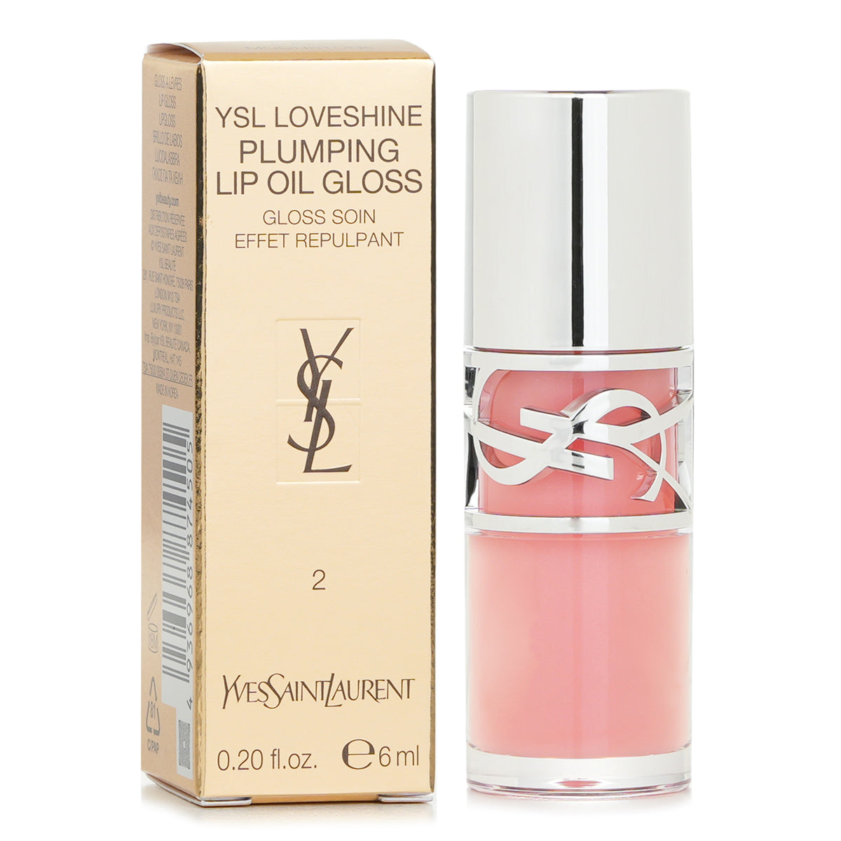 Yves Saint Laurent Loveshine Plumping Lip Oil Gloss - # 2 Lucky Moonstone  6ml