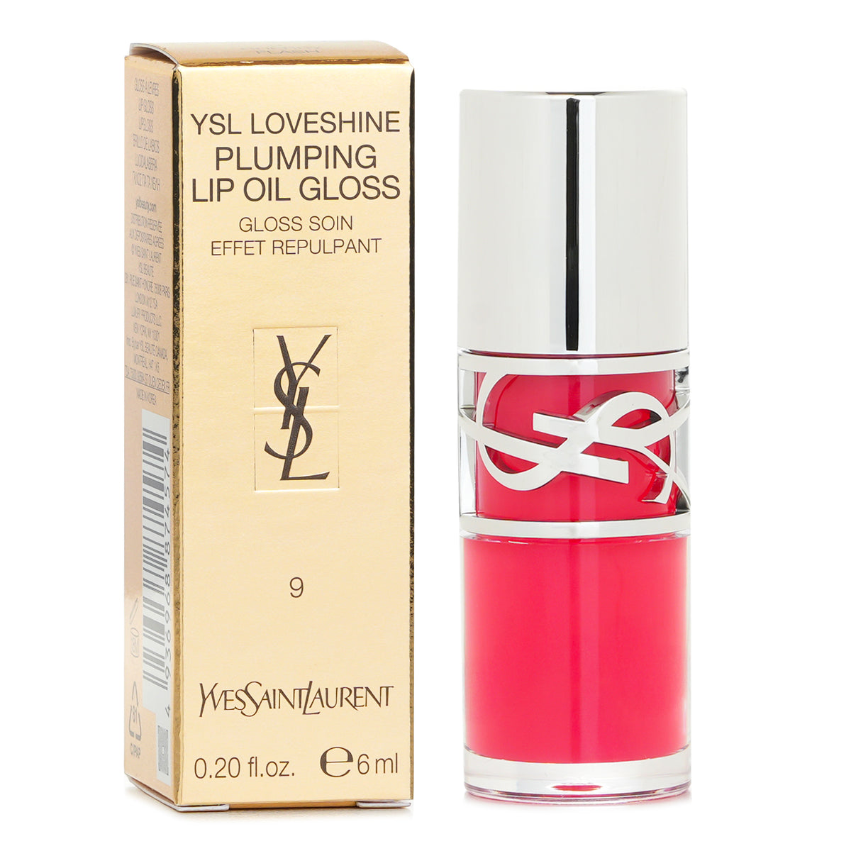 Yves Saint Laurent Loveshine Plumping Lip Oil Gloss - # 9 Cherry Flash  6ml