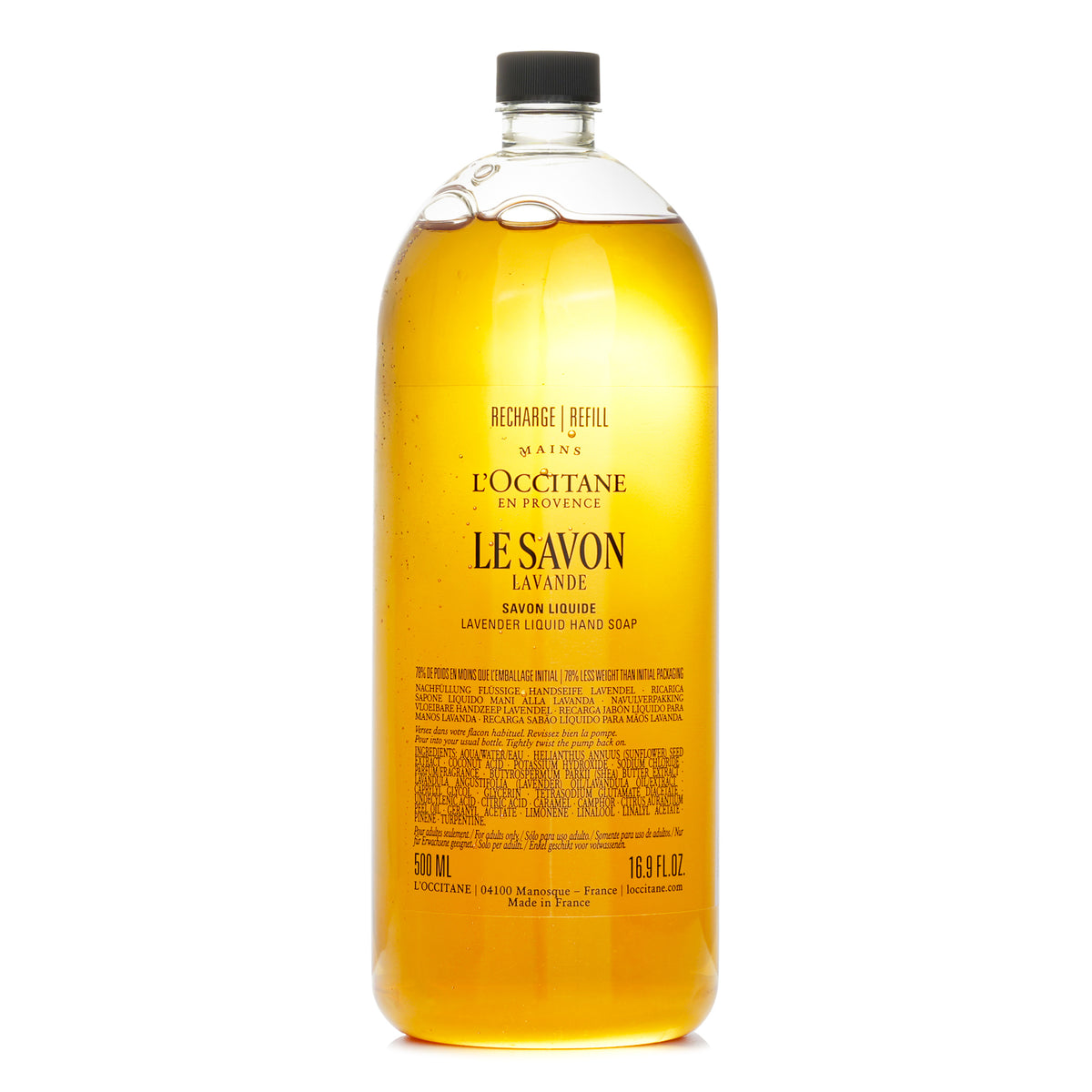 L'Occitane Shea Lavender Liquid Hand Soap Refill  500ml