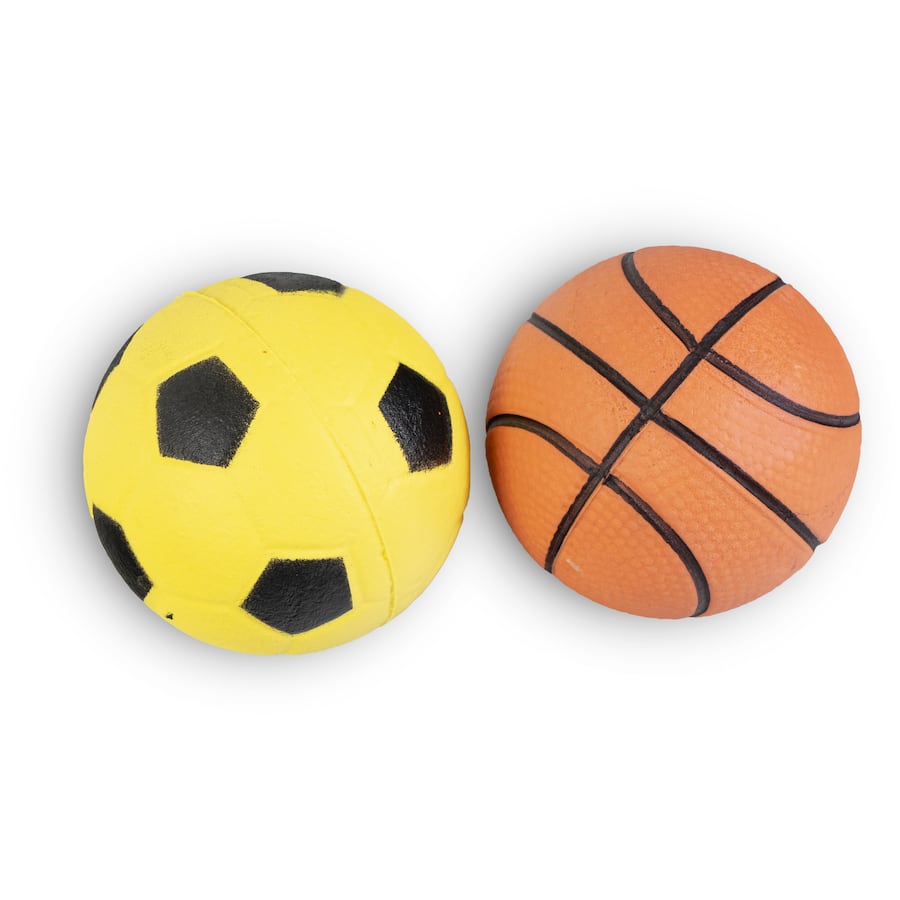 Vitapet Energy Burner Pet Toy Dog Low Bounce Rubber Balls Bag 2pack