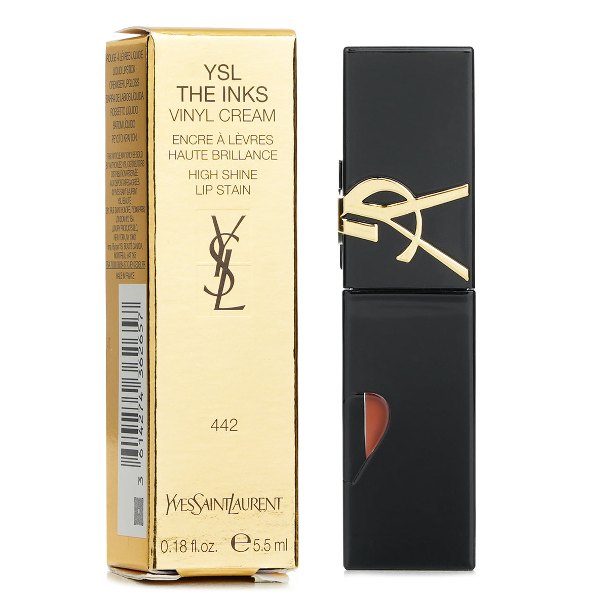 Yves Saint Laurent The Inks Vinyl Cream High Shine Lip Stain - #422 Cappuccino