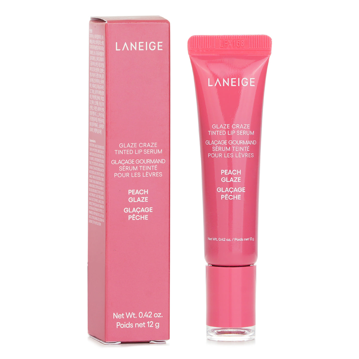 Laneige Glaze Craze Tinted Lip Serum - # Peach Glaze  12g
