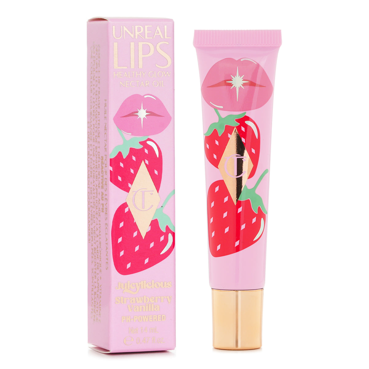 Charlotte Tilbury Unreal Lips Healthy Glow Nectar Oil - # Strawberry Vanilla