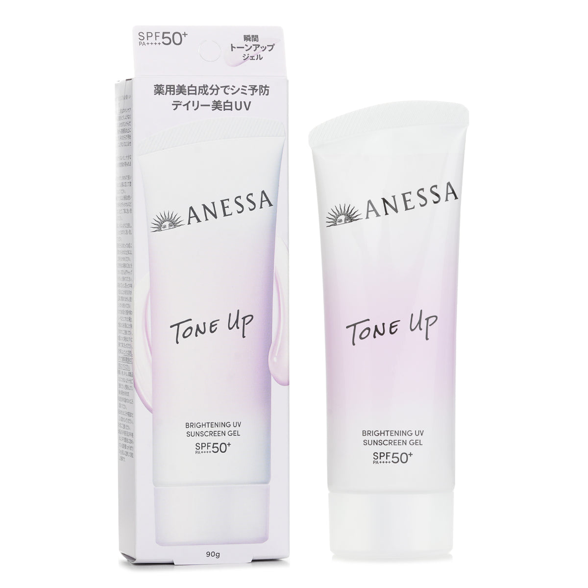 Anessa Tone Up Brightening UV Sunscreen Gel SPF 50+ PA++++  90g