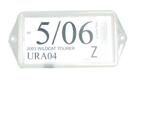 Registration Sticker Holder - Wildcat