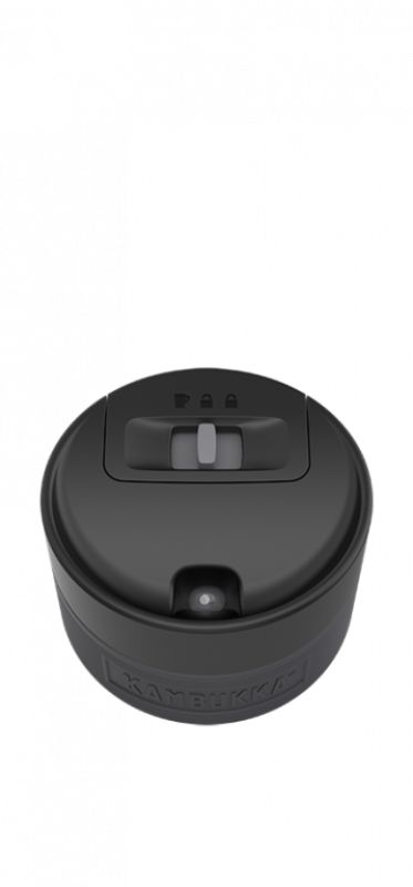 Kambukka - Etna Grip 3-in-1 SnapcleanÂ® 500ml Travel Mug Black Steel