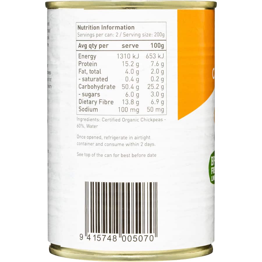 Ceres Organics Chickpeas Garbanzo Beans