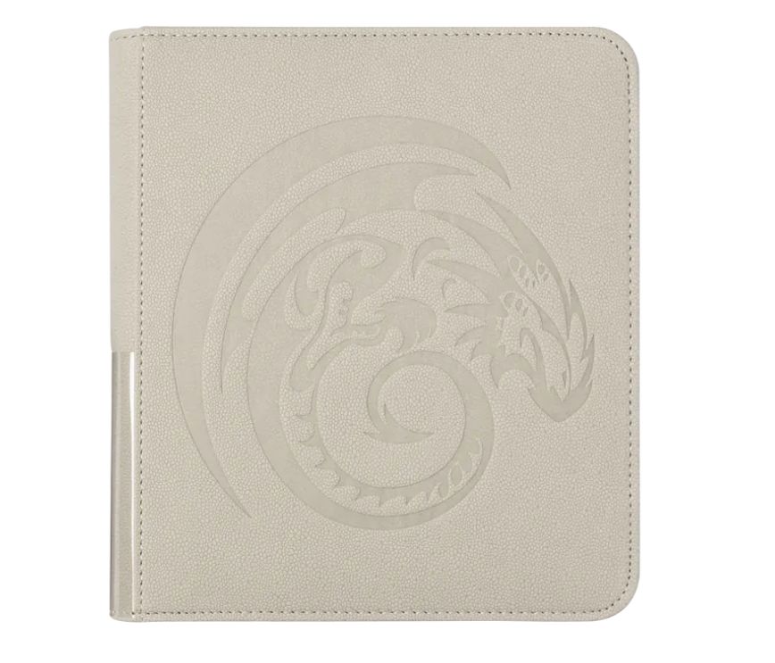 Dragon Shield: Small Zipster Binder  - Ashen White