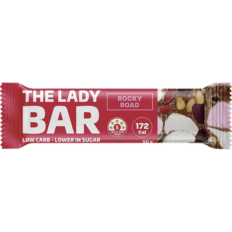 The Lady Bar Protein Bar Rocky Road 50g