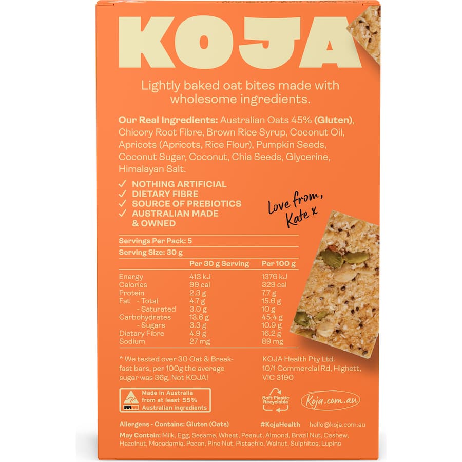 Koja Oat Bites Muesli Slices