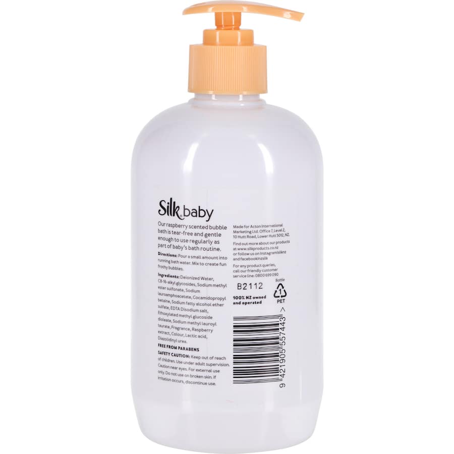 Silk Baby Bubble Bath  500mL