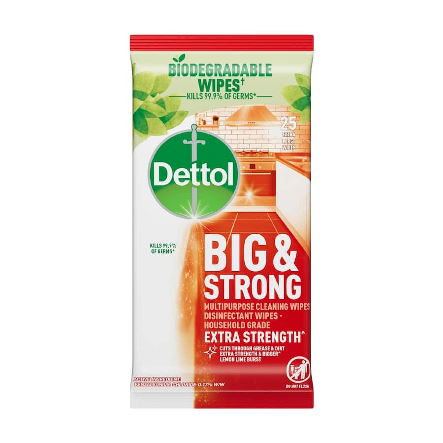 Dettol Big Strong Cleaning Wipes Multipurpose