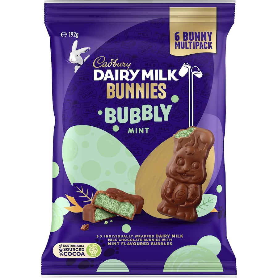 Cadbury Easter Bunnies Mint Bubbly