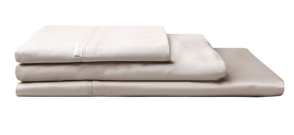 Logan &amp; Mason Fitted Sheet 400TC | Long Single Bed | Linen