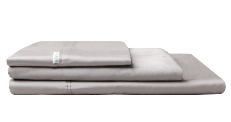 Logan & Mason Flat Sheet 400TC | King Bed | Pewter