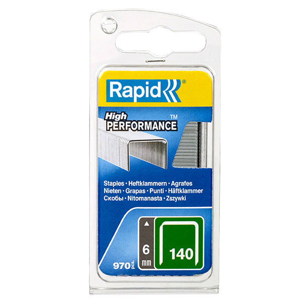 Rapid Staples 140/6mm Bx970 H/Sell