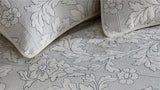 Quilt / Duvet  Cover Set - Platinum FLEUR INK (Queen)